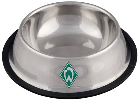 Werder Bremen Futternapf Hundenapf Fressnapf aus Edelstahl, Verschiedene Größen (22,0 cm)