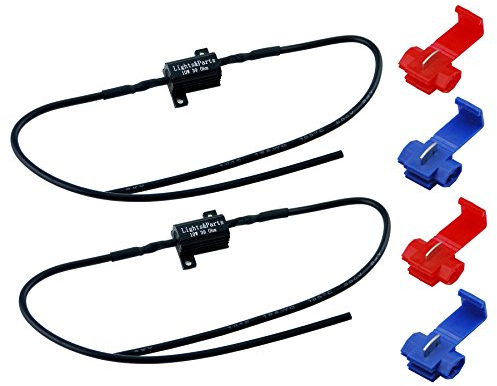 LP B547-2 2 Stück Lastwiderstand Widerstand T10 5Watt W5W C5W H6W bax9s CanBus bis 10Watt 39ohmLED SMD Standlicht Kennzeichenbeleuchtung Parklicht ohne Fehlermeldung Blinker Nummernschildbeleuchtung
