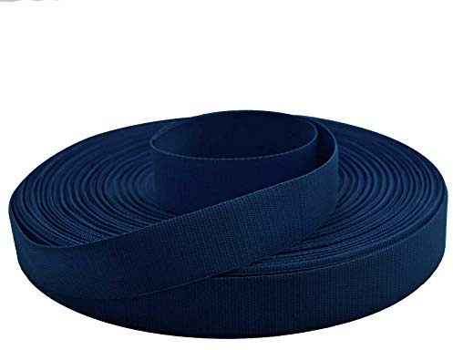 50m Ripsband 20mm Einfassband Stoßband Besatzband Hutband Hosenband Farbwahl 21 Farben
