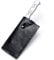 HERSENT PU Leather Knife Sheath, Universal Meat Cleaver Covers, Waterproof Butcher Chef Knife Edge Guards, Durable Wide Knife Protectors, Heavy Duty Kife Blade Shield Guard, 8.27”Lx3.9”W (Black)