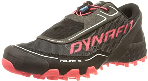 Dynafit Damen Feline SL W Laufschuhe, Black/Fluo Pink, 37 EU