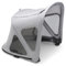 Capota ventilada Bugaboo Fox 2 - Capota extensible con protección solar UPF y paneles de malla ventilados, también compatible con el Fox y Cameleon3 (gris niebla)