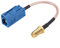 ASHATA Fakra Z Femelle à SMA Femelle Antenne Véhicule Adaptateur Câble, 13 cm Voiture GPS Antenne Adaptateur Câble Fakra à SMA Adaptateur Fine Cuivre Connecteur Câble