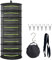 8 Layer Drying Baskets for Herbs Hanging Collapsible Mesh Drying Rack Net for Plant Hydroponics Flowers Vegetables Black