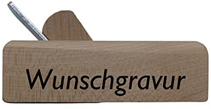 Flaschenöffner - Bier Hobel aus Ahorn auf Wunsch personalisiert mit Ihrer Wunschgravur und Wunschnamen (Ahorn mit einseitiger Gravur) - Wunschtext