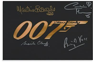 007 Signed Poster Dekorative Malerei Leinwand Wandkunst Wohnzimmer Poster Schlafzimmer Malerei, Leinwand Kunst Poster Und Wandkunst Bilddruck Moderne Familienzimmer Dekor 12x18inch(30x45cm