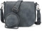 KL928 umhängetasche damen handtasche tasche schultertasche kleine Tasche damenhandtasche für Arbeit Einkaufen Reisen (Peacock blue)