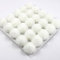 SYSUII 10 Stück Kunstfell Bommel 8cm Kunstfell Fellbommel Pompon Pom Ball DIY Fell Pom Poms für Damen Tasche Mützen Anhängern Dekoration Schlüsselanhänger Charms Strickmütze Zubehör -Weiße