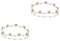 minkissy 2 Stück Pentagramm Stirnband Stern Stirnbänder für Frauen Stern Krone Festzug Kronen Tiara Stirnband für Mädchen Haarschmuck für Frauen Vintage Tiara Party Legierung Haarteil Mode Miss,
