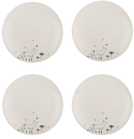 Price & Kensington Woodland Set of 4 Dinner Plates 26.5cm