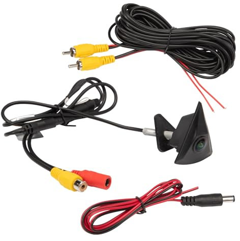Attisfiera AHD 720P - Fotocamera frontale con logo auto B-r G-f J-ta P-l, fotocamera frontale per auto, IP68