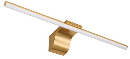 GLOBO Spiegelleuchte Bad LED Wandleuchte Spiegellampe Badezimmer Wohnzimmer, Metall Acryl, 10W 680lm neutralweiß, LxBxH 61x15x8 cm