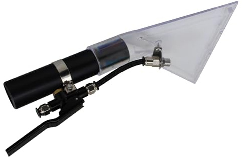 Boquilla transparente de extracción de tapicería OD38 mm para limpieza de alfombras, varita, escobilla de goma para aspiradora, lavadora, aspiradora, cabezal de sofá, máquina de pulverización de