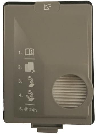 Distri+ - Filtro per polveri sottili compatibile con Miele CX-FSF - Alternativa originale referenze 11639250, CX-FSF