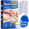 ‌Mouth Guard for Teeth Grinding - 4 Pack Teeth Grinding Guard with 2 Sizes & 12 Cleaning Tablets | Night Guard Stop Teeth Clenching, Suitable for Adults and Children1.9 * 2.2in+1.7 * 2.4in