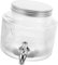 POPETPOP jarra de agua fría de vidrio recipiente para nevera canalón fiestas con hielo Bebiendo frío dispensador de bebidas para el refrigerador dispensador de limonada Acero inoxidable