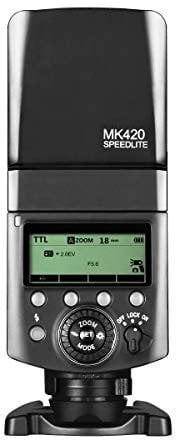 Meike MK420F Flash Speedlite professionale TTL agli ioni di litio con display LCD per fotocamere Fujifilm Mirrorless X-T2/X-T20/X-T1/X-T10/X-Pro2/X100F/X100T/X70 e altre fotocamere Fuji