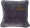 Krings Fashion Kissen Kuschelkissen mit Name, 50 x 50 cm, anthrazit, Stickfarbe wählbar, Wunschtext individuell eingestickt; Hülle mit Inlett, Übermittlung Wunschtext Button Jetzt anpassen