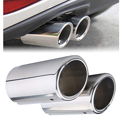 Auto Auspuffblende Qiilu Auto Verchromung Edelstahl Auspuffendrohre Schalldämpfer Tipps für für 325i 328i