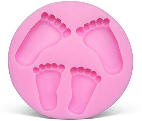 OBTANIM 3D-Silikon-Fondantform für Baby-Party, Kuchendekoration, DIY-Backform für Zuckerguss, Kuchen, Schokolade und Basteln