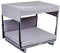 greemotion PET Hundebett mit Dach aus Aluminium und 100% Polyester, 63 x 65 x 65 cm Hundeliege grau