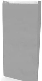 GIFT PAPER ON TV 31x50+7cm (BOX of 250) SILVER CELLULOSA