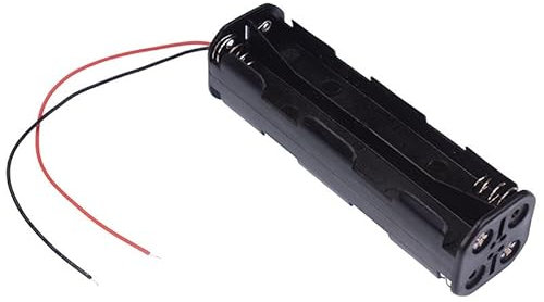 AA x 8 Open Style Battery Holder Case With Flying Leads