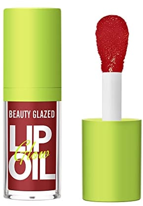 Big Brush Head Pink Lip Gloss Moisturizing Jelly Lip Gloss Oil Long Lasting Liquid Lipsticks Non-stick Cup Lip Tint Lip Glaze Fresh Texture Lip Gloss (#105)