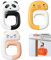 3 Stück Taschenhalter für Tisch,Tisch Haken Für Tasche,Handtaschen Halterung Tisch,Handtaschenhalter,Tisch Handtaschenhalter Haken,geeignet für Restaurants, Cafés, Gelbe Katze, Panda, Waschbär