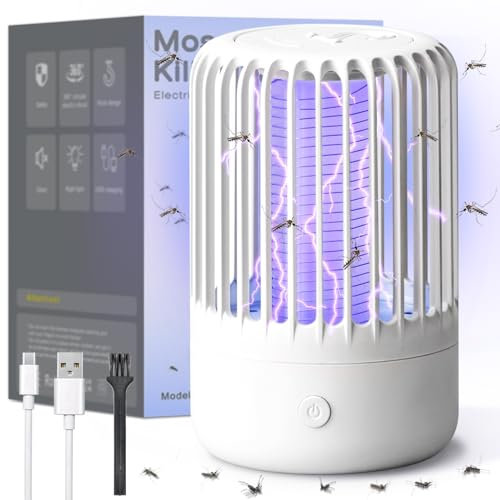 Mosquito Killer Lamp, Bug Zapper Electric UV Light Insect Killer, 360° Powerful Insect Repellent Pest Control Traps for Indoor and Outdoor