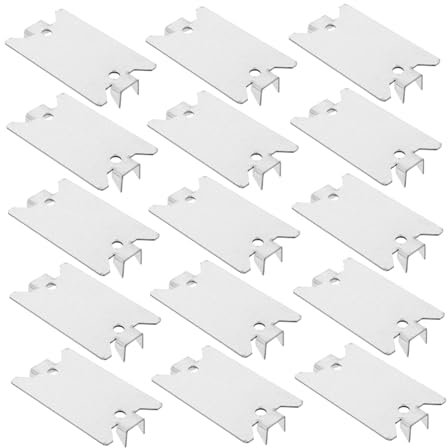 SHINEOFI 50pcs Nail Plate Wire Plant Protector Cable Protectors for Outdoor Cables for Electrical Wire Management