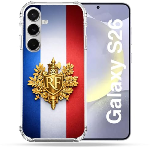 Coque Renforcée pour Samsung Galaxy S26 Voyage Drapeau France