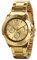 Avaner Herren Uhr Analog Japanisches Quarzwerk mit Edelstahl Armband Business Gold AN004-06