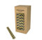 We Can Source It Ltd - Black & Gold Striped Paper Straws - Biodegradable - for Cocktails, Tumblers - Drinking, Birthday Party, Christmas Party Straws - 8inch/200mm - 250pc