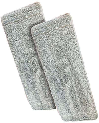 Liseré Vert Lingettes pour Balai Smart MOP Compact - Gris - Lot de 2
