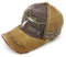 Feelinko Vintage Trucker Retro-Cap im Used-Look Kappe Kopfbedeckung Sonnenschutz Mütze Distressed Sommer Urlaub Herren Fits All braun beige