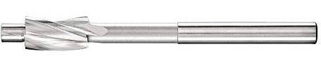PFERD Avellanador plano HSS con pivotes de guía, diámetro de 8,0 mm, diámetro del vástago 5 mm, DIN 373, fino, 25203101 – para agujeros pasantes