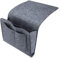 Esteopt Felt Bedside Storage Hanging, Bedside Storage Pockets Bunk Bed Storage Bag Bedside Organizer Caddy For Room (Black)