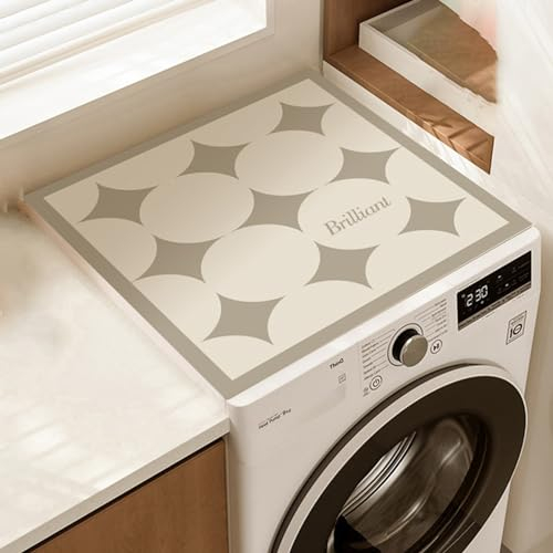 The Top Fridge Dust Cover,Fridge Protection Mat Top,Washing Machine Top Cover Cloth,Refrigerator Dust Proof Cover,Anti Scratch Durable,Waterproof,For Refrigerator,Microwave Ove,Bedside Table