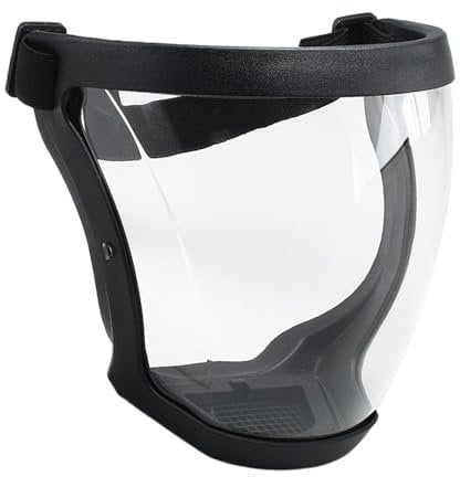 Monozoz Masque de protection intégral du visage anti-buée avec sangle réglable - Équipement de protection de sécurité pour frapper l' sur le lieu de travail