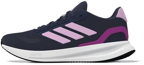 adidas Runfalcon 5 Scarpe da corsa da donna, Gomma Rosa Navy, 40 2/3 EU