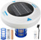 Limpiador automático de piscinas flotante alimentado por energía solar