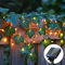 Aigostar Lichterkette Solar Außen 12M 100 LED Künstlicher Efeu Lichterkette IP65 Grüne Blatt lichter, Solarlichterkette Outdoor für Garten Balkon Zaun Hochzeit Party Schlafzimmer, Warmweiß
