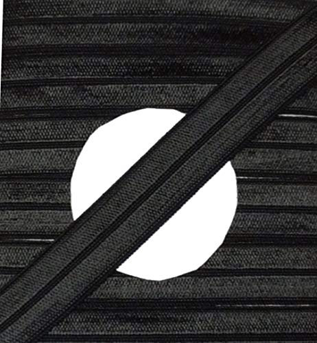 Großhandel für Schneiderbedarf 5 m elastisches Einfaßband 15 mm schwarz