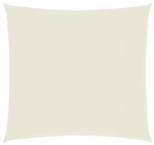 kangqiling Voile Parasol en Toile Oxford Carré 4 x 4 m Crème, crème, 135194