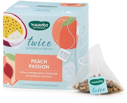Neavita Tisana a freddo twice Peach Passion 15 filtroscrigno