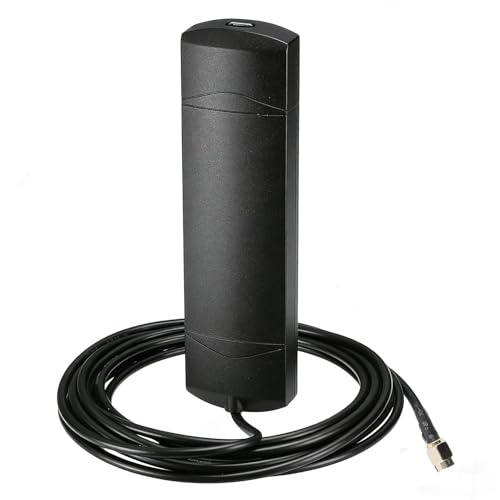 Antenne pour Voiture, 3 Mètres, Adhésive pour Pare-Brise, Antenne Autoradio Numérique SMB FM Universelle, Haute Sensibilité, Compatible véhicules universels