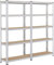 Yaheetech 2er Set Lagerregal 180x90x30cm Schwerlastregal 10 Böden Kellerregal 875kg Steckregal Metallregal Regalsystem