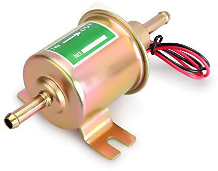Dromedary Universal HEP02A 12V Low Pressure 2.5-4 PSI Gas Diesel Inline Electric Fuel Pump HEP-02A