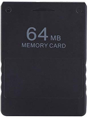 Memory Card for PS2, 8M-256M Game Memory Card High Speed for Sony PlayStation 2 PS2. Games Accessories for saving Games and Informations(64M)